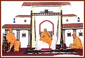 Swamishri blesses an assembly