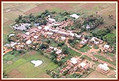 Aerial view of newly constructed villages of Chakulia by BAPS