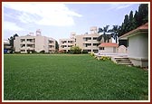 Hostel blocks at the Akshar Purushottam Chhatralaya (APC)