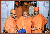 Swamishri in a joyous mood