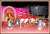 Colorful folk dances by balaks and youths 