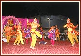 Colorful folk dances by balaks and youths 