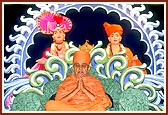 Swamishri blesses the Sharad Purnima assembly