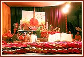 The New Year's account books are ceremoniously sanctified during Chopada pujan