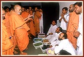 The sadhaks from England and USA please Swamishri