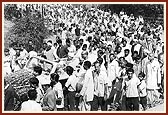 After concluding the parayan, a procession was carried out on the streets of Bharuch