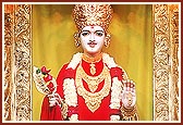 The murtis adorned for the mandir patotsav (5th inauguration anniversary)  
