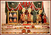 The annakut offered to deities to celebrate the patotsav