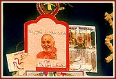 Birthday cards arranged on stage