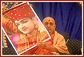 A new poster of Bhagwan Swaminarayan unveiled by Swamishri