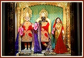 Shri Harikrishna Maharaj, Shri Gopinathji and Shri Radhaji
