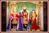 Shri Harikrishna Maharaj, Shri Gopinathji and Shri Radhaji