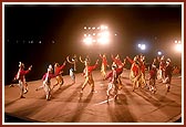 Youths perform a lively and entertaining traditional folk dance