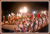 Youths perform a lively and entertaining traditional folk dance