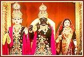 Shri Harikrishna Maharaj, Shri Gopinathji and Shri Radhaji