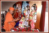 ... pujan of Shri Shiv Parvatiji and Shri Ganapatiji