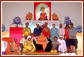 Kishore participants of the drama with Swamishri