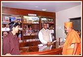 ... at the mandir bookstall