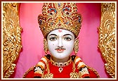 Beautifully attired Shri Ghanshyam Maharaj