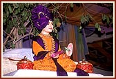 Bhagwan Swaminarayan - utsav murti - on-stage