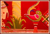 Beautiful designs and figures adorned the stage