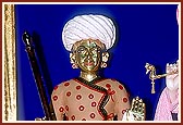 Shri Harikrishna Maharaj adorned with chandan