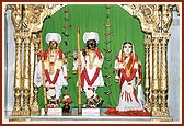 Shri Harikrishna Maharaj and Shri Radha Krishna Dev