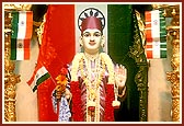 Shri Ghanshyam Maharaj adorned on India's Independence Day celebration