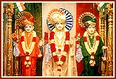 Aksharbrahma Shri Gunatitanand Swami, Bhagwan Shri Sahajanand Swami and Shri Gopalanand Swami