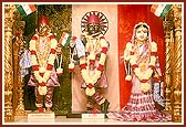 Shri Harikrishna Maharaj and Shri Radha Krishna Dev