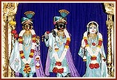 Shri Harikrishna Maharaj and Shri Radha Krishna Dev
