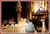 Swamishri during his morning puja