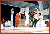 A skit on a moral story told by Yogiji Maharaj
