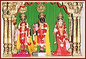 Shri Harikrishna Maharaj and Shri Radha Krishna Dev