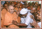 Swamishri with Raghu Bharwad