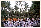 Public satsang assembly