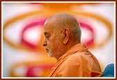 Swamishri engrossed in meditation ...