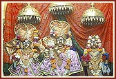 Shri Harikrishna Maharaj and Shri Radha Krishna Dev