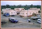 Various views of the BAPS-reconstructed village of Shrijinagar