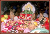 Shri Harikrishna Maharaj in mahapuja