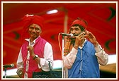 The tribal devotees traditionally dance, sing and play the flute