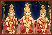 Aksharbrahma Gunatitanand Swami, Bhagwan Swaminarayan and Gopalanand Swami 