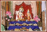 Annakut darshan, Shri Radha Krishna Dev