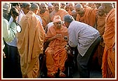 ... and also meets a devotee