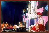 Swamishri performs puja on his 52nd Bhagwati diksha anniversary