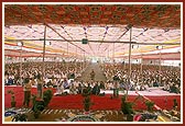 A satsang assembly at a Sugar mill in Valsad