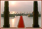 Sunset view from Tithal mandir