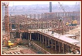 Parikrama (circumambulatory path) under construction