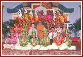 With kishores who had performed a traditional dance
