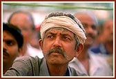 Tribal devotees in the assembly